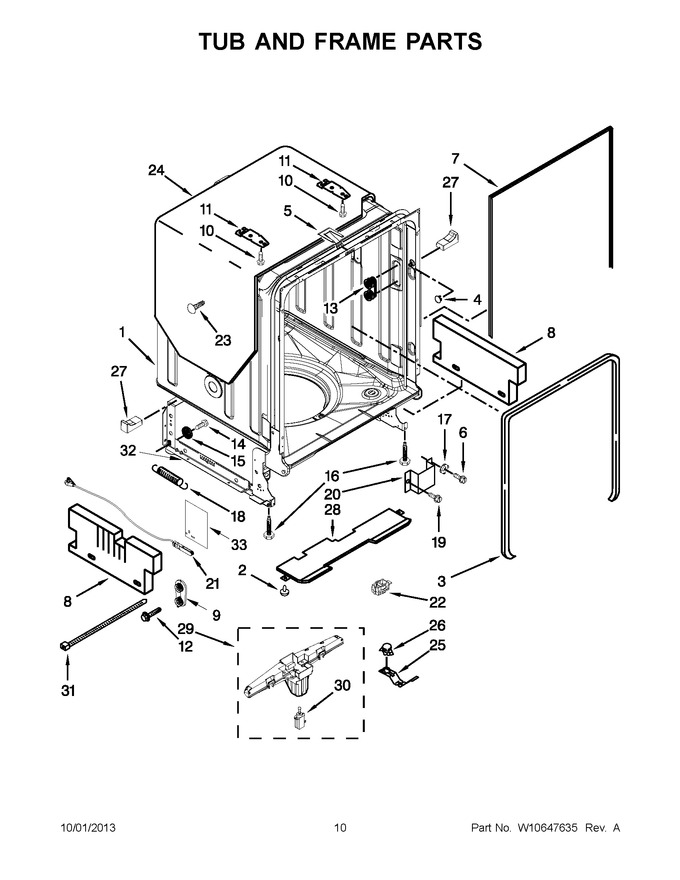 Diagram for KUDS30FXWHA