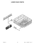 Diagram for 11 - Lower Rack Parts