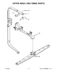Diagram for 08 - Upper Wash And Rinse Parts
