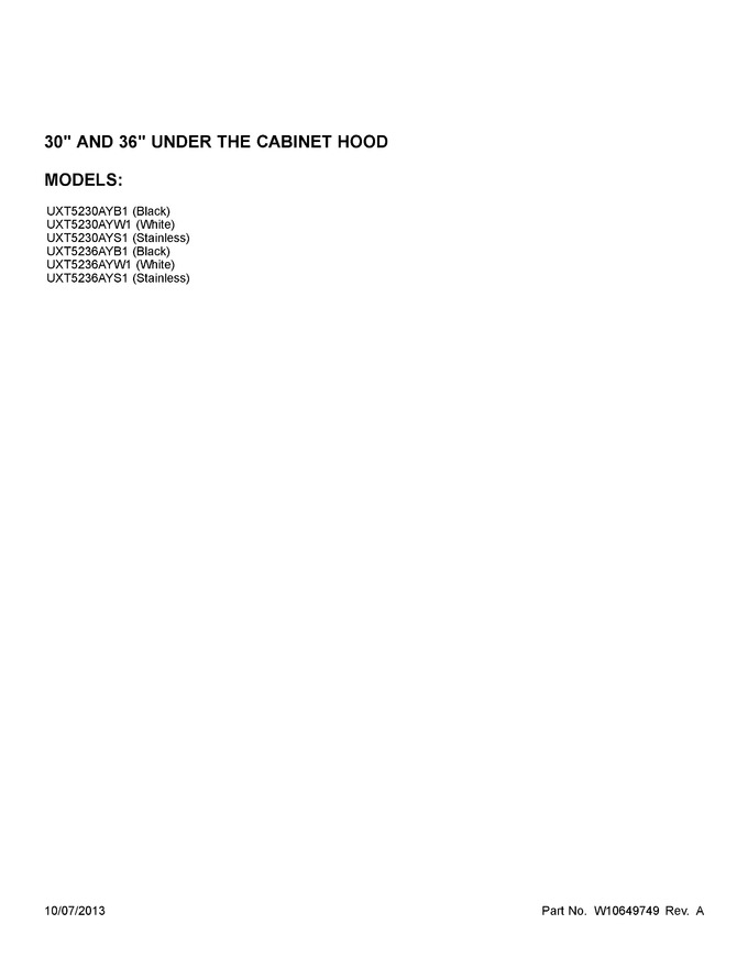 Diagram for UXT5230AYB1