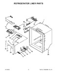 Diagram for 05 - Refrigerator Liner Parts