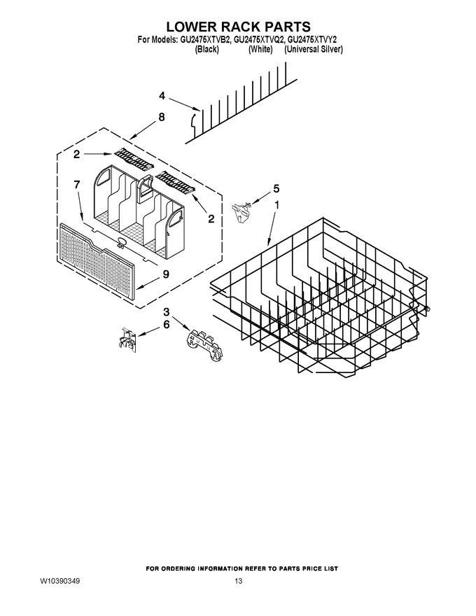 Diagram for GU2475XTVB2