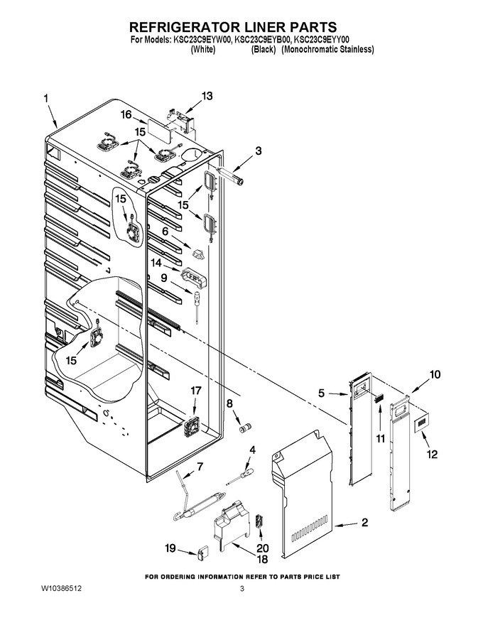 Diagram for KSC23C9EYB00