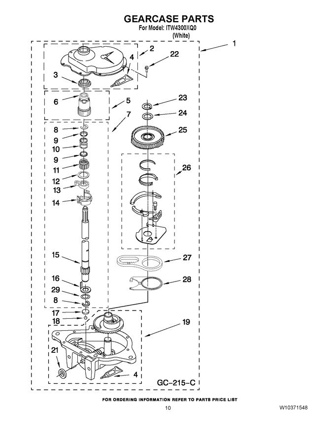 Diagram for ITW4300XQ0