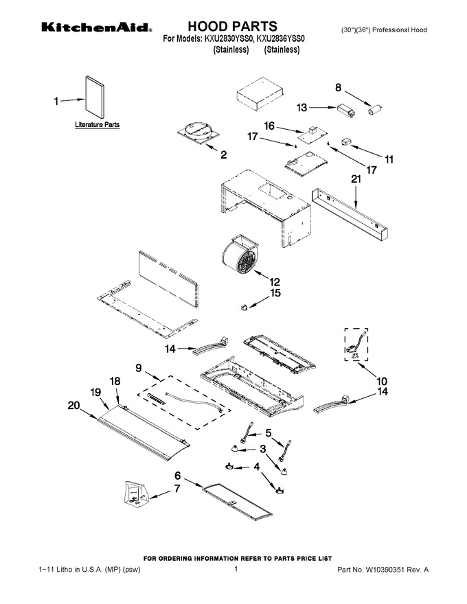 Diagram for KXU2830YSS0