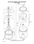 Diagram for 03 - Agitator, Basket And Tub Parts