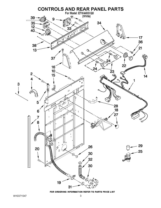 Diagram for ETW4400XQ0