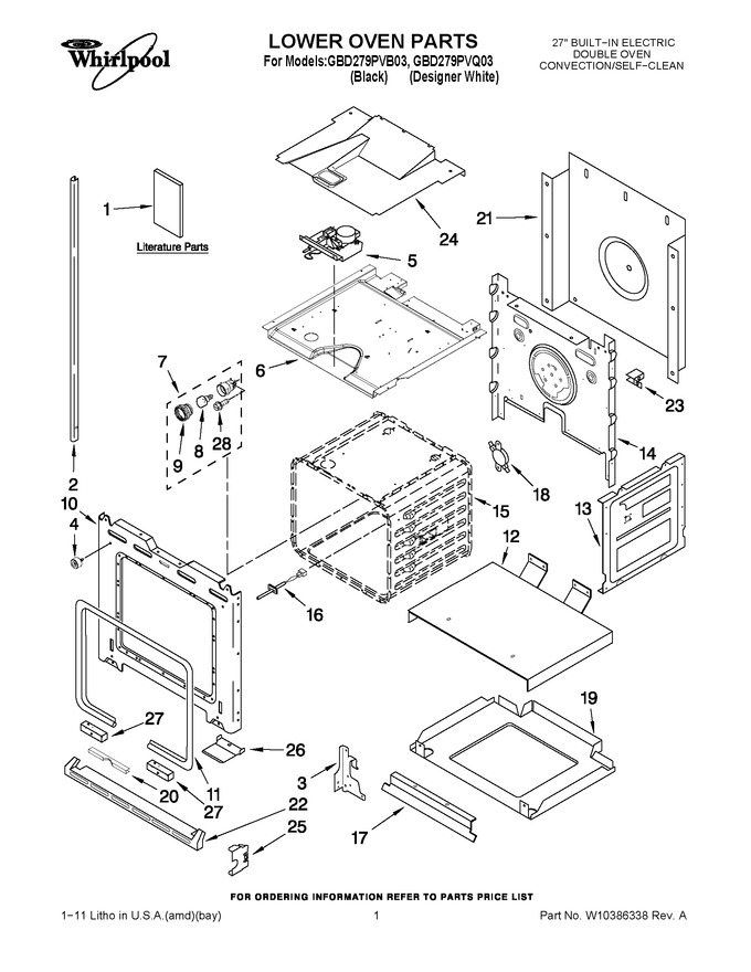 Diagram for GBD279PVQ03
