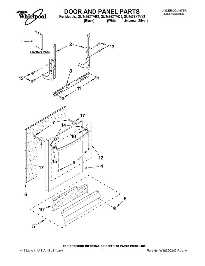 Diagram for GU2475XTVB2