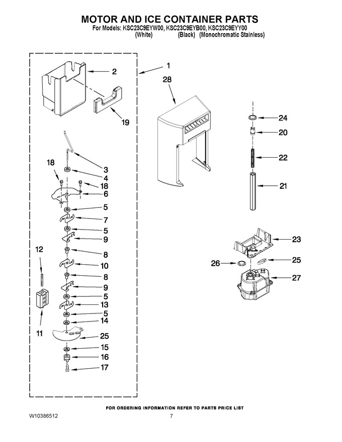 Diagram for KSC23C9EYW00