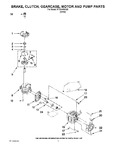 Diagram for 04 - Brake, Clutch, Gearcase, Motor And Pump Parts