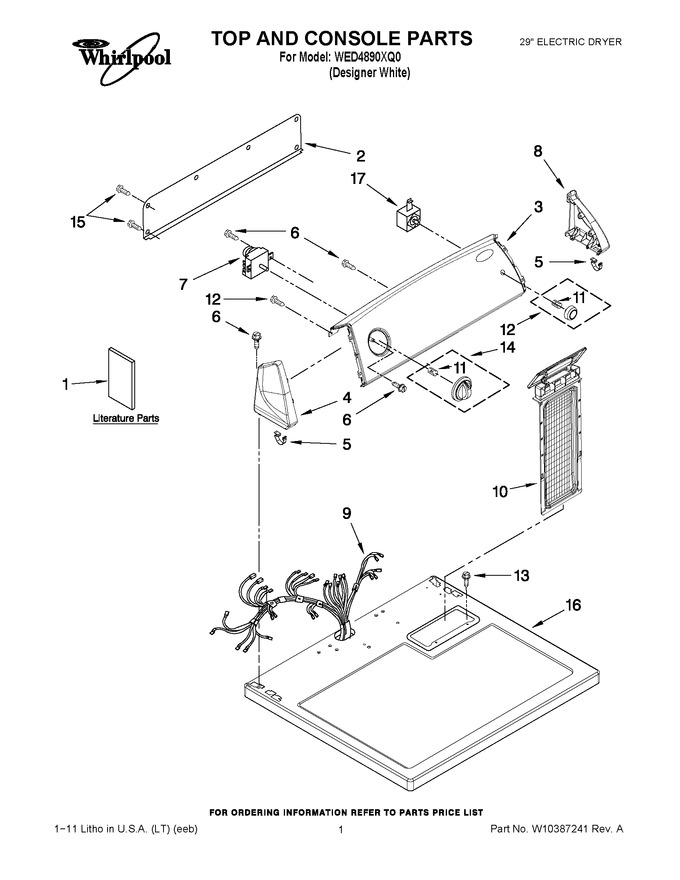 Diagram for WED4890XQ0