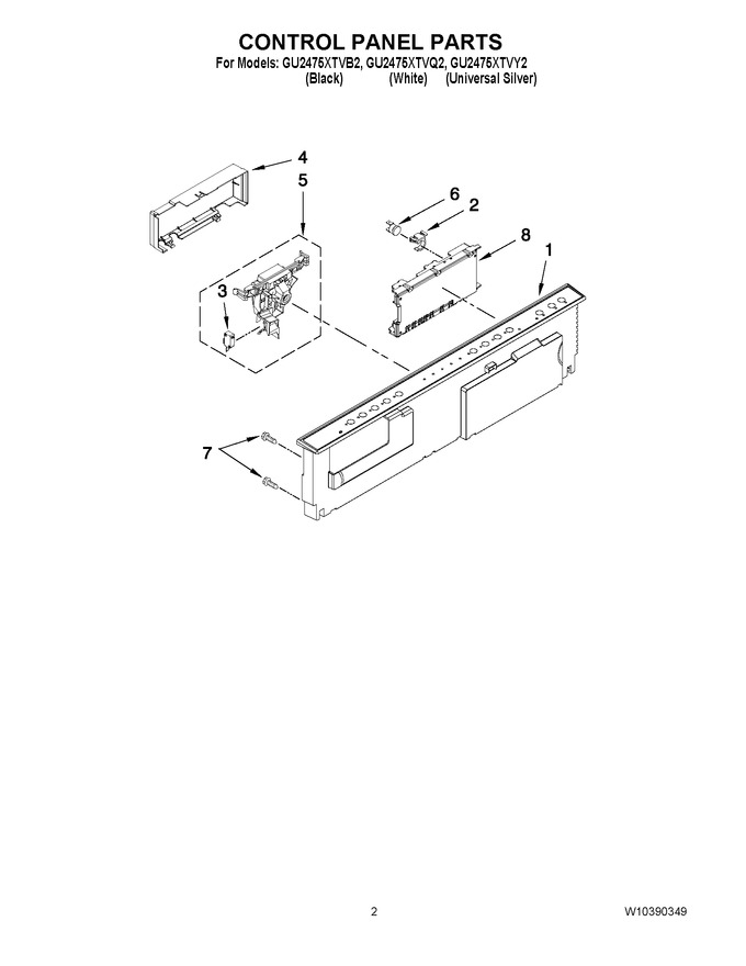 Diagram for GU2475XTVB2