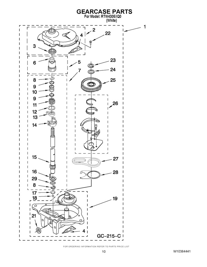 Diagram for RTW4305XQ0