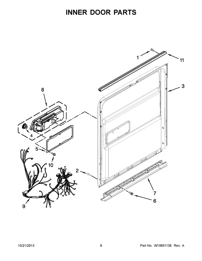 Diagram for WDT790SAYW3