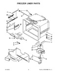 Diagram for 03 - Freezer Liner Parts