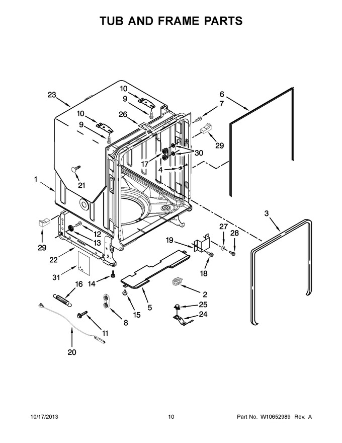 Diagram for WDT910SSYB3