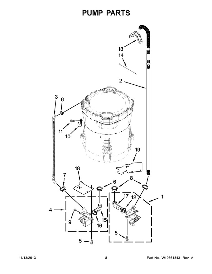Diagram for WTW8500BR0