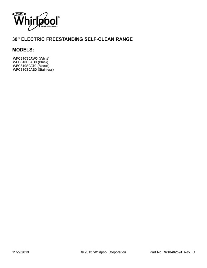 Diagram for WFC310S0AW0