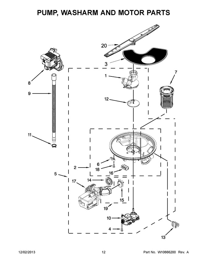 Diagram for WDF730PAYM7