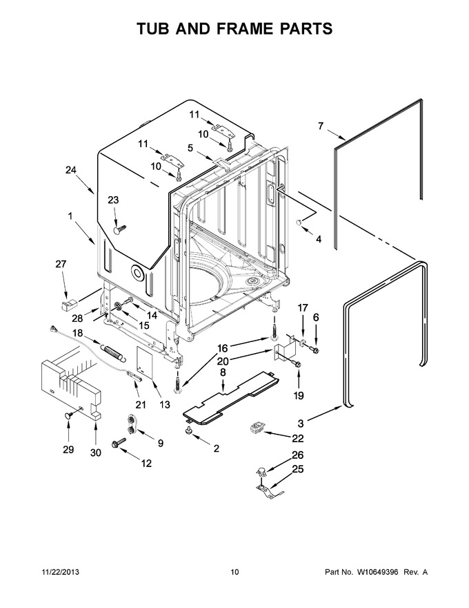 Diagram for KDTE104DWH0