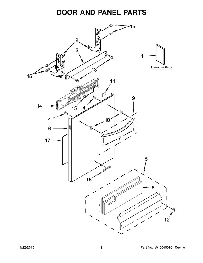 Diagram for KDTE104DWH0