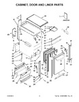 Diagram for 02 - Cabinet, Door And Liner Parts