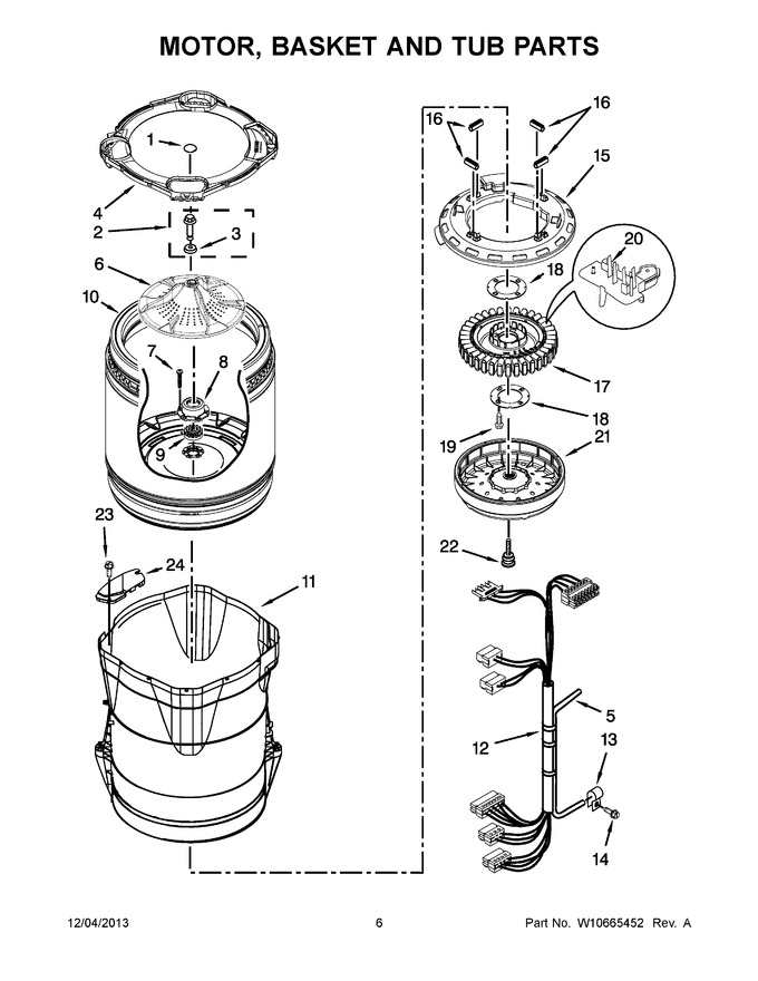 Diagram for WTW8540BW1