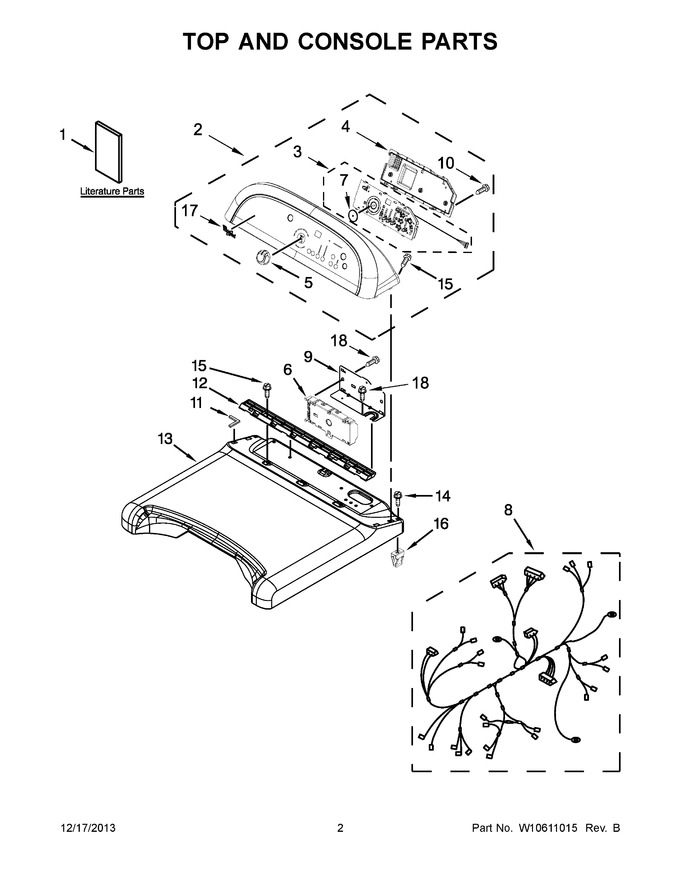 Diagram for WGD8500BR0