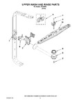Diagram for 07 - Upper Wash And Rinse Parts