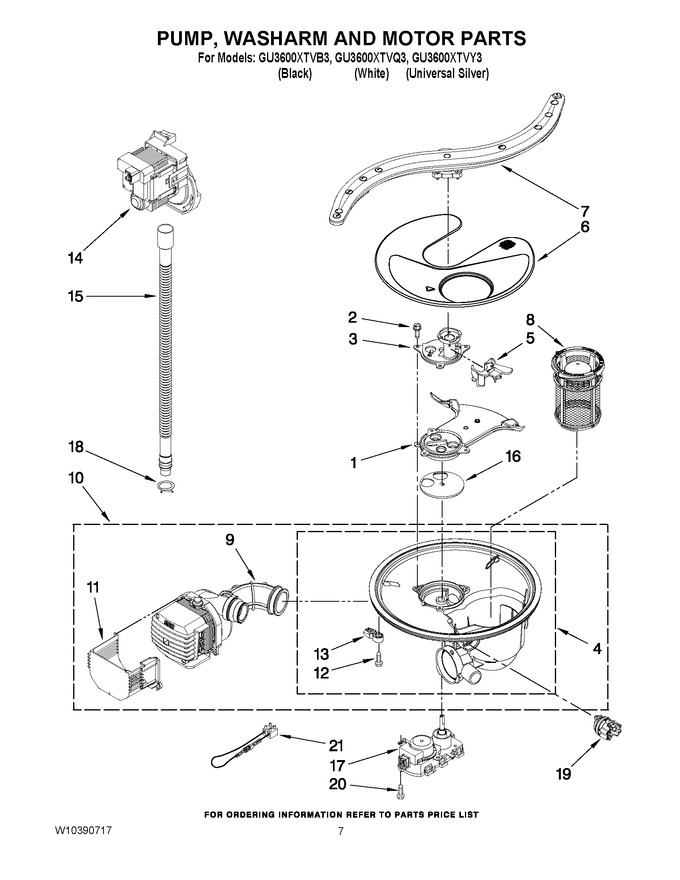 Diagram for GU3600XTVY3