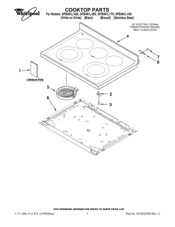 Diagram for GFE461LVS0
