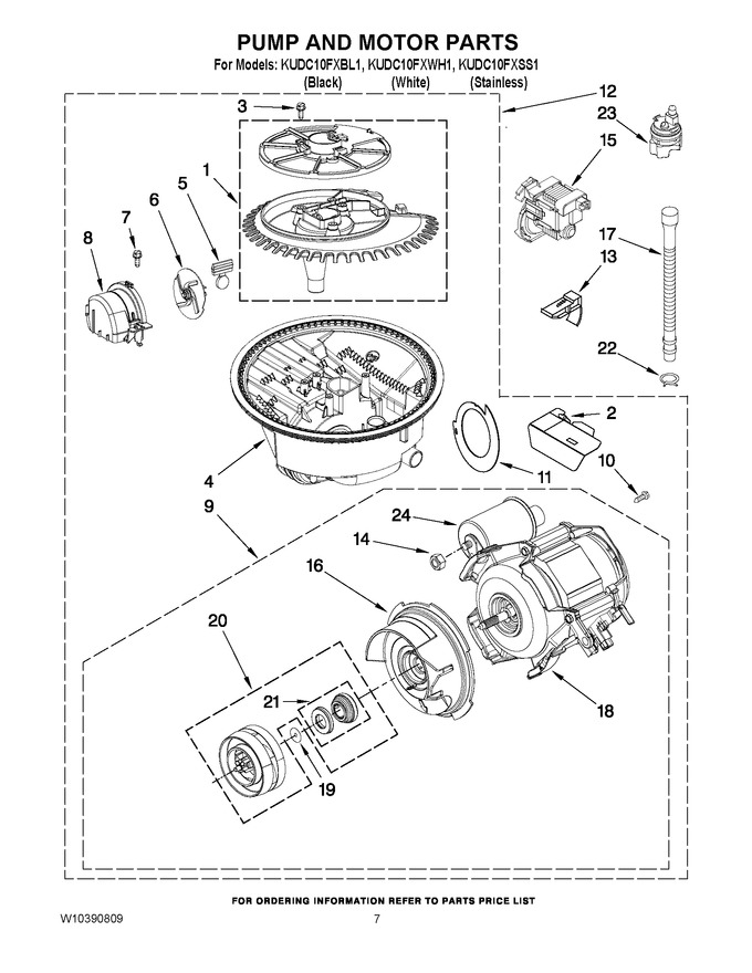 Diagram for KUDC10FXWH1