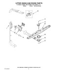 Diagram for 07 - Upper Wash And Rinse Parts