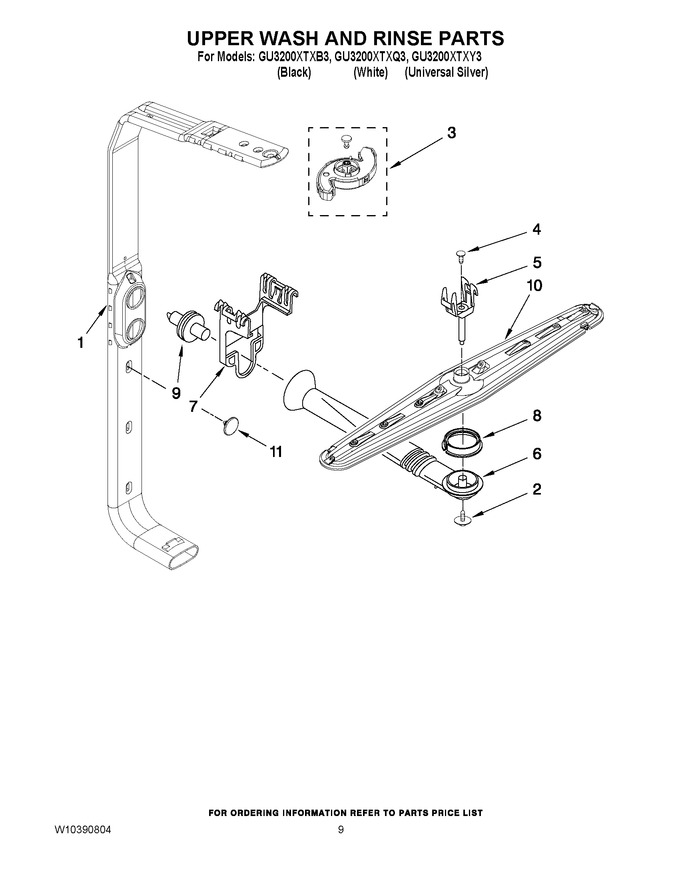 Diagram for GU3200XTXB3