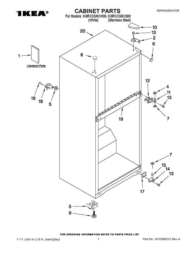 Diagram for IK8RXCGMXS00