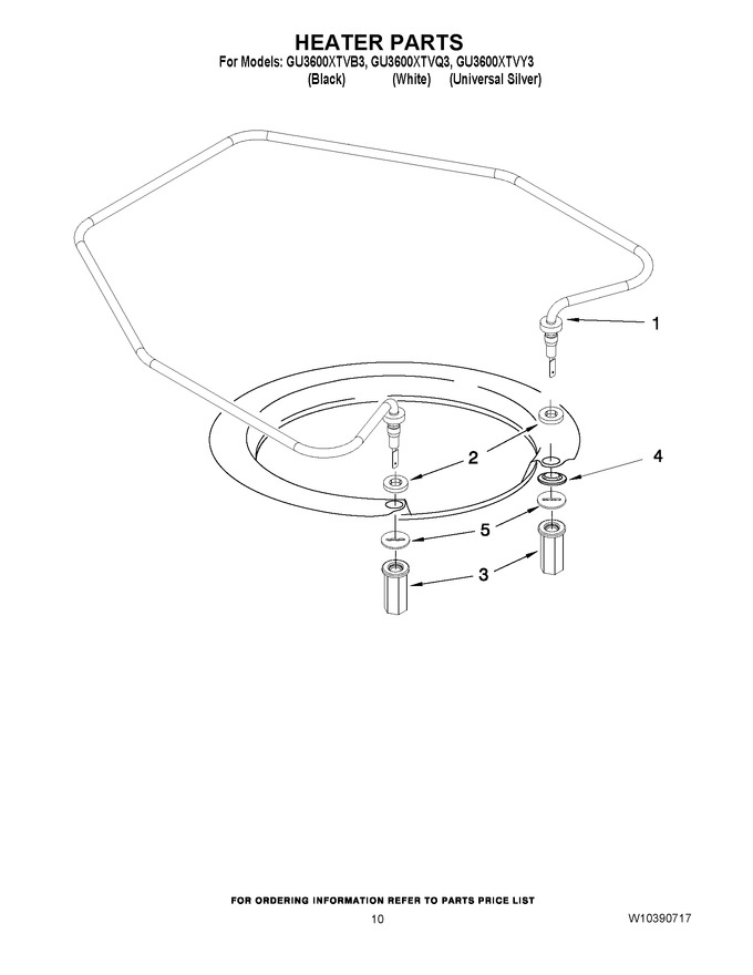 Diagram for GU3600XTVY3