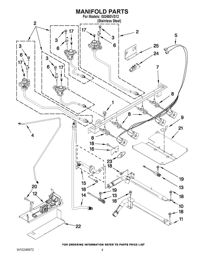 Diagram for ISG650VS12