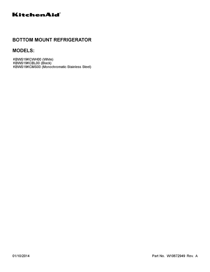 Diagram for KBWS19KCBL00