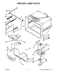 Diagram for 03 - Freezer Liner Parts
