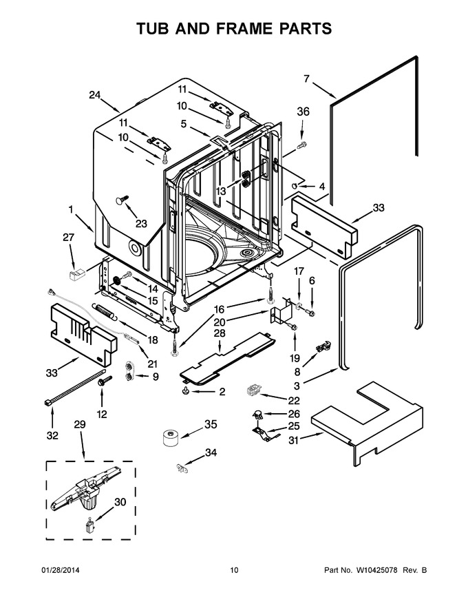 Diagram for KUDS30SXWH1