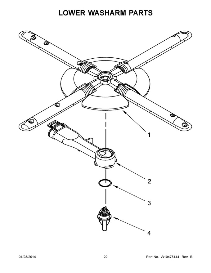 Diagram for KUDS30SXWH4