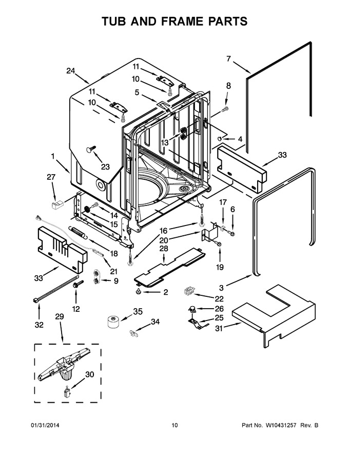 Diagram for KUDS30SXBL2