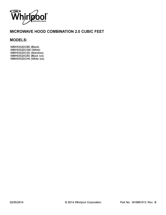 Diagram for WMH53520CB0