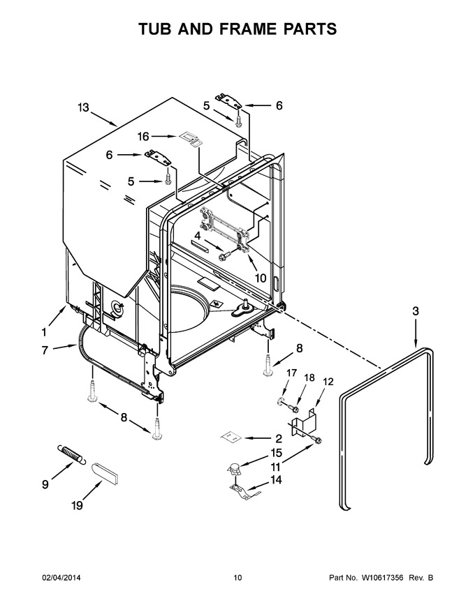 Diagram for WDF730PAYT6