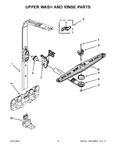 Diagram for 08 - Upper Wash And Rinse Parts