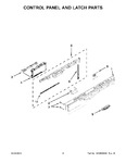 Diagram for 03 - Control Panel And Latch Parts