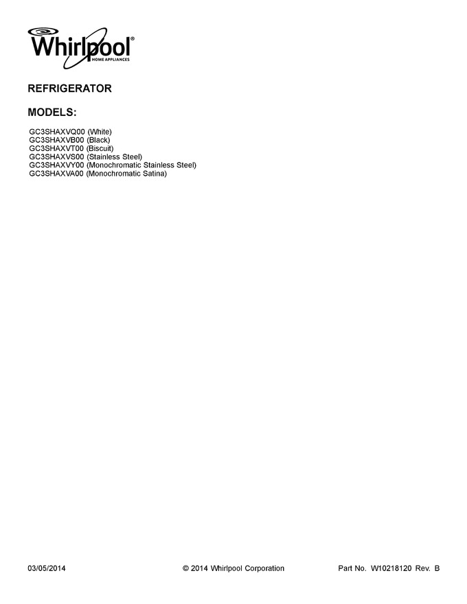 Diagram for GC3SHAXVB00