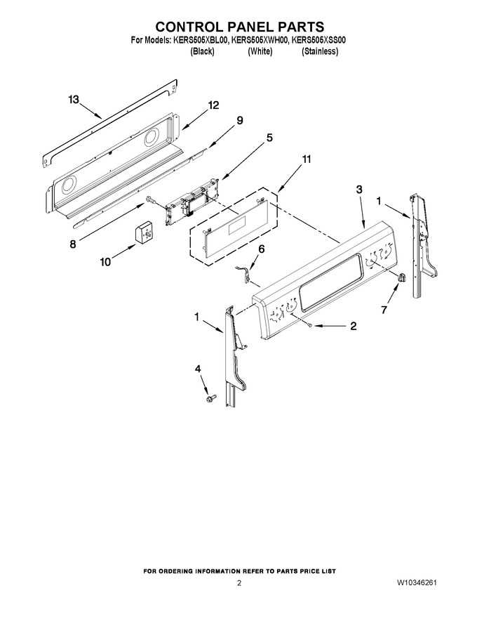 Diagram for KERS505XWH00