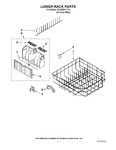 Diagram for 10 - Lower Rack Parts